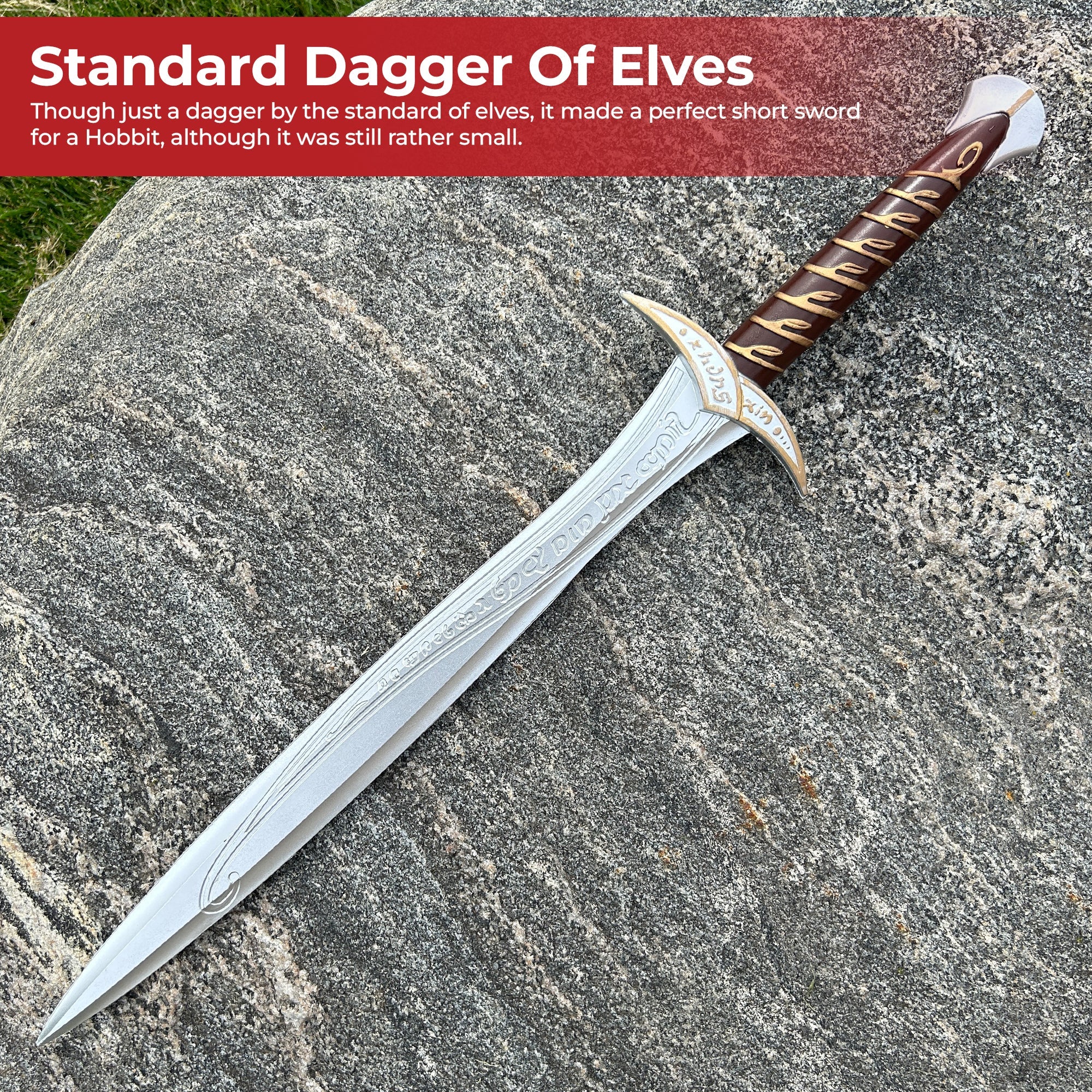 Fantasy Movie Foam Replica Elven Dagger Sword Swords - Tophatter Daily Deals