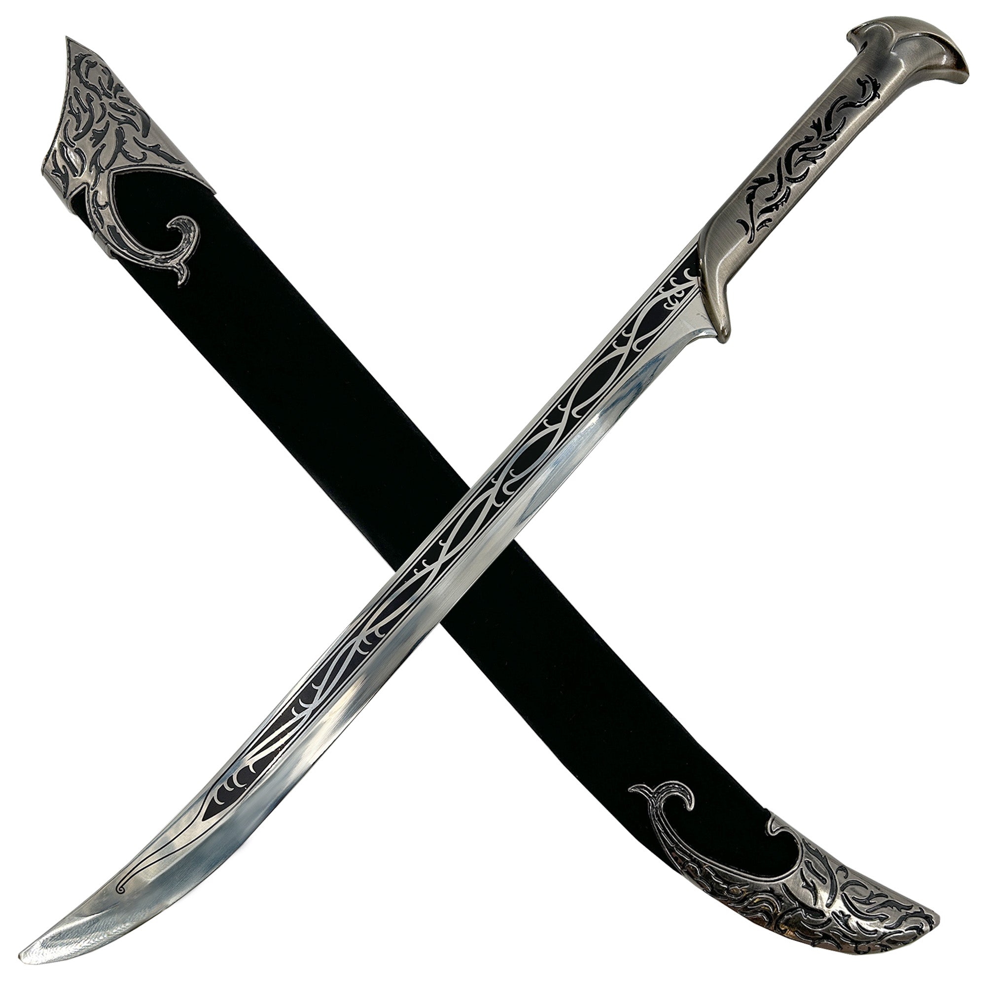 Fantasy Movie Replica Elven King Sword Velvet Sheath Included swords - Tophatter Daily Deals