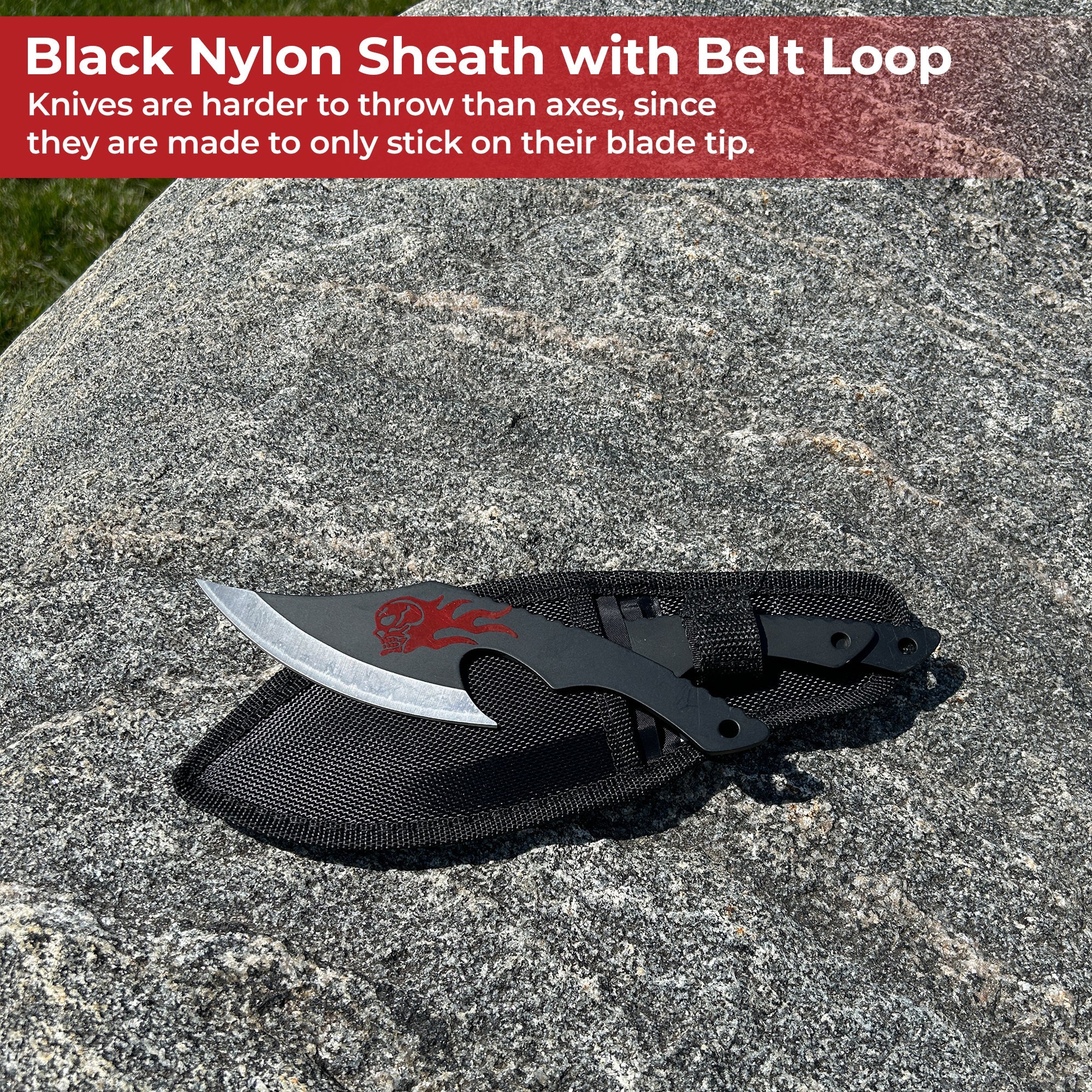 Fatal Blow Throwing Axe Trio outdoor gear - Tophatter Daily Deals
