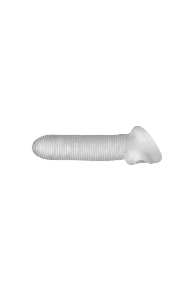 Perfect Fit - Fat Boy - Fat Boy Micro Rib 6.5" Penis Sheath - Clear Sex Toy - Tophatter Daily Deals