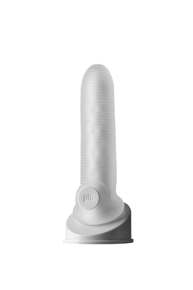 Perfect Fit - Fat Boy - Fat Boy Micro Rib 6.5" Penis Sheath - Clear Sex Toy - Tophatter Daily Deals