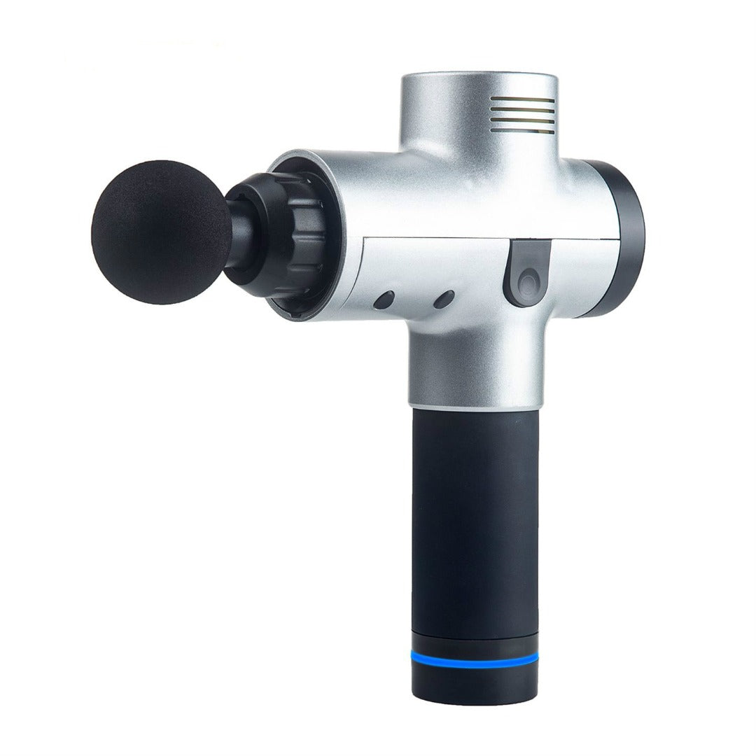 Fit Body Factory FBF Pulse Massage Gun™ Silver Massagers & Wraps - Tophatter Daily Deals