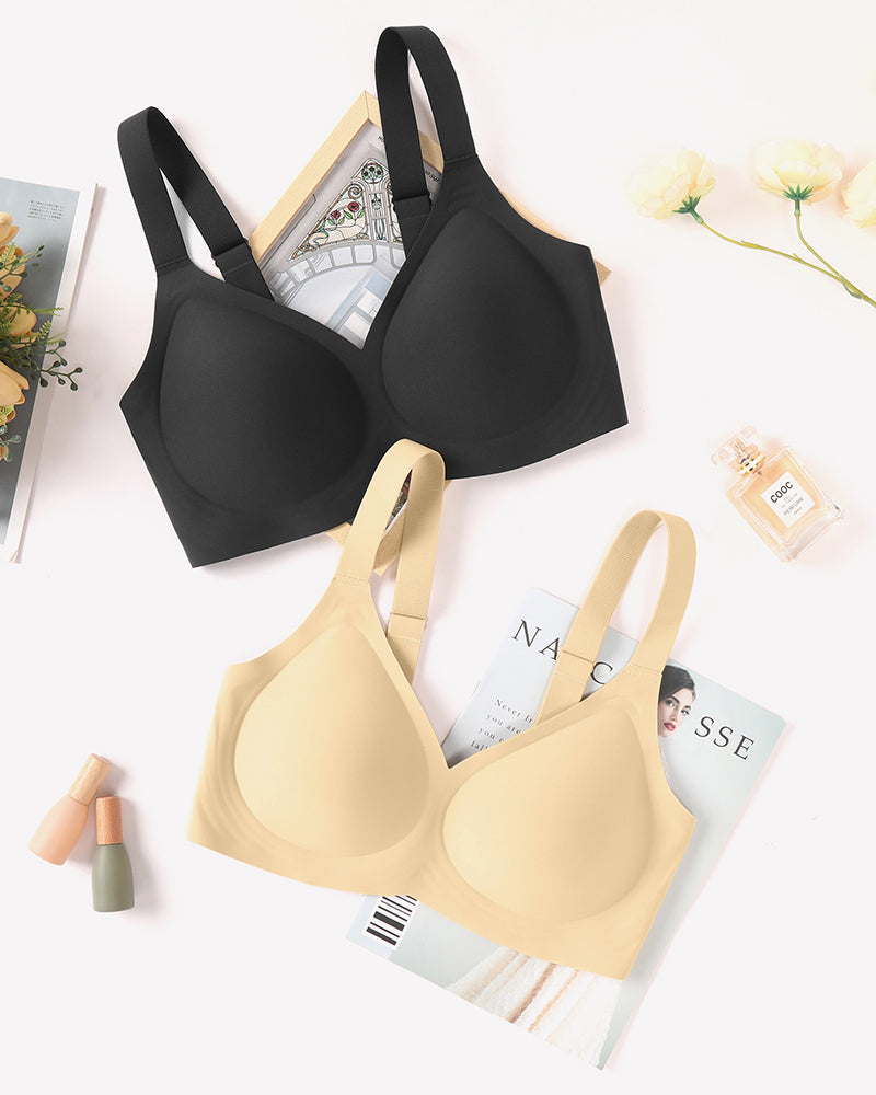 Seamless Push Up Wireless Bra Lingerie Sets-Bras - Tophatter Daily Deals