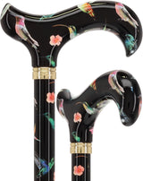 Flight of the Hummingbird: Designer Pattern Adjustable Cane Adjustable Walking Canes - Tophatter Daily Deals