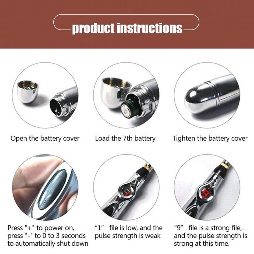 Acupuncturepen Meridian Energy Pen THERAPY SUPPORT - Tophatter Daily Deals