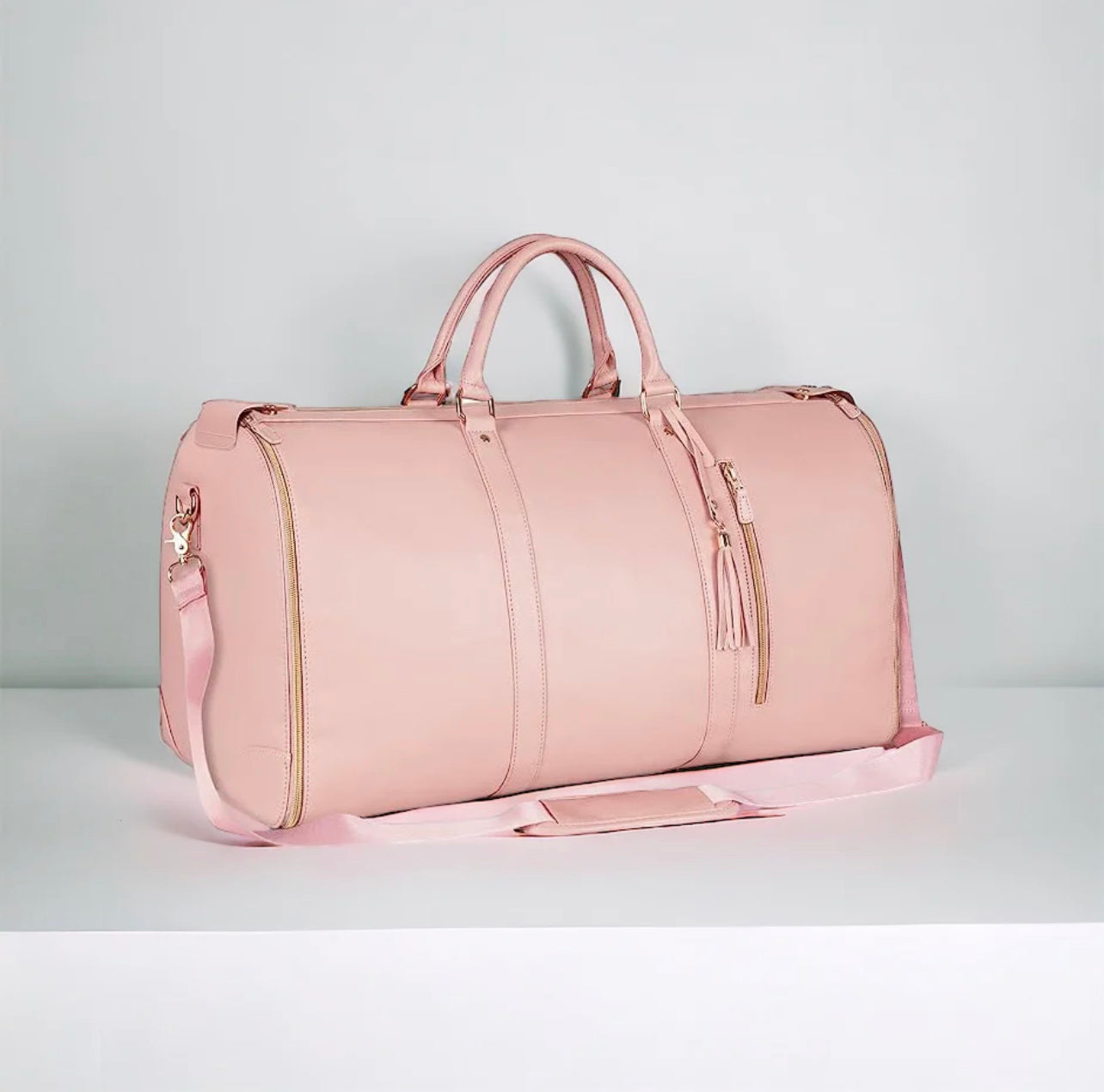 Foldable Travel Bag Pink - Tophatter Daily Deals