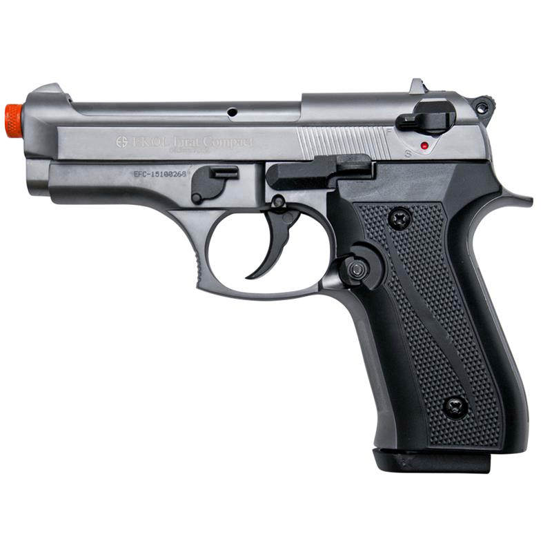 Compact V92F Front Firing Blank Gun Fume Finish - Tophatter's Guns'N'Weapons Store - FREE SHIPPING Collectible Weapons - Tophatter Daily Deals