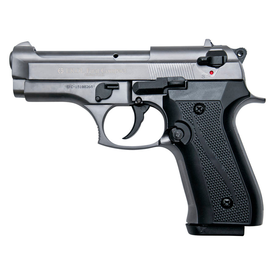 Compact V92F Blank Firing Replica Gun Fume Finish Collectible Weapons - Tophatter Daily Deals