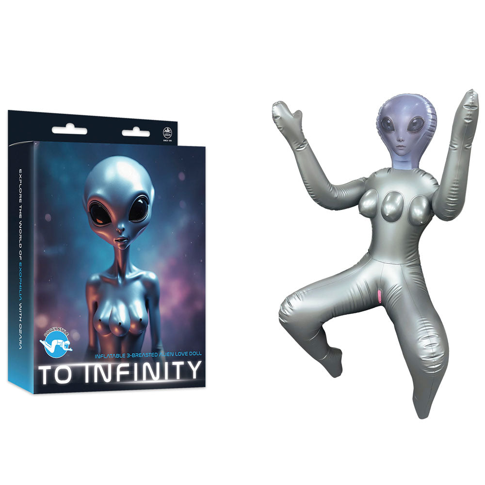 Ozara Inflatable Three-Breasted Alien Love Doll – 112 cm Tall Love Doll > Sex Toys > Sex Dolls > Novelty Inflatables - Tophatter Daily Deals