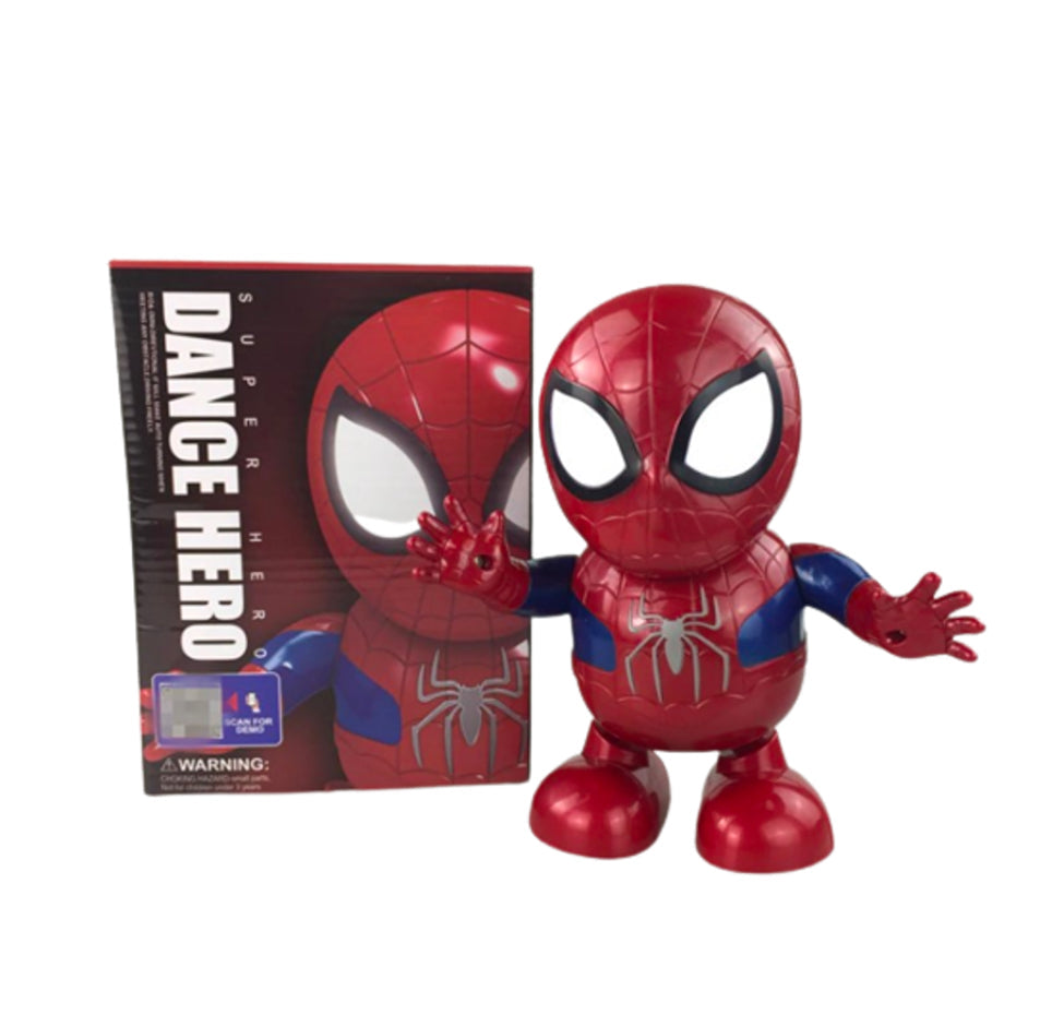 Dancing Spidey Robot Musical Toy with Lights and Music toy children doll gift - Tophatter Daily Deals