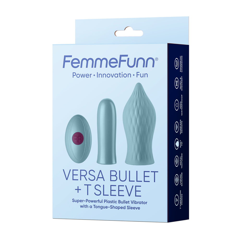 FemmeFunn Versa Bullet with Sleeve – Silicone Sleeve Bullet Vibrator > Vibrators > Mini Vibrators - Tophatter Daily Deals