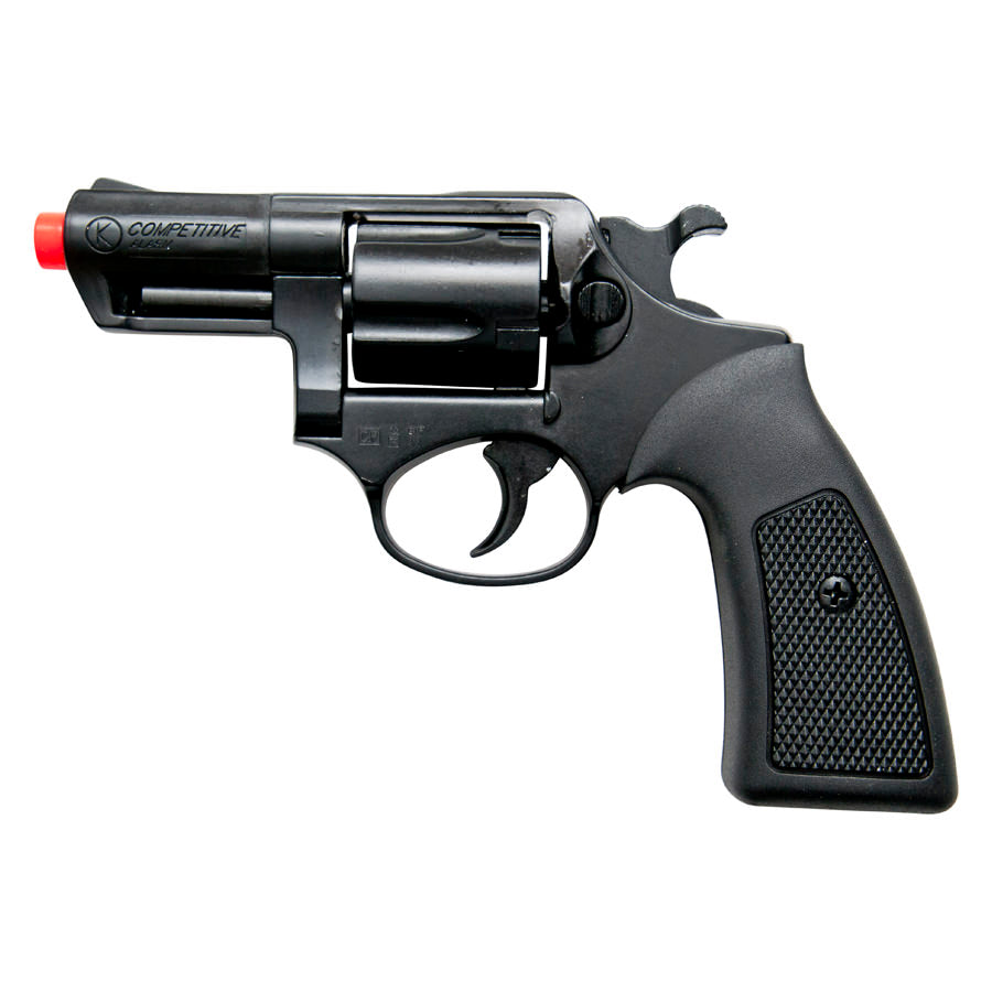 Kimar COMPETITIVE Black Finish 9mm Front Firing Blank Revolver 2" Barrel - Tophatter's Inc. Weapons Store Online Collectible Weapons - Tophatter Daily Deals