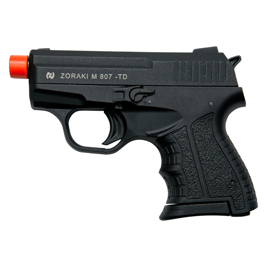 Zoraki M807 Black Finish - 8MM Front Firing Blank Pistol Semi-Auto Gun - Tophatter's Inc. Weapons Store Online Collectible Weapons - Tophatter Daily Deals