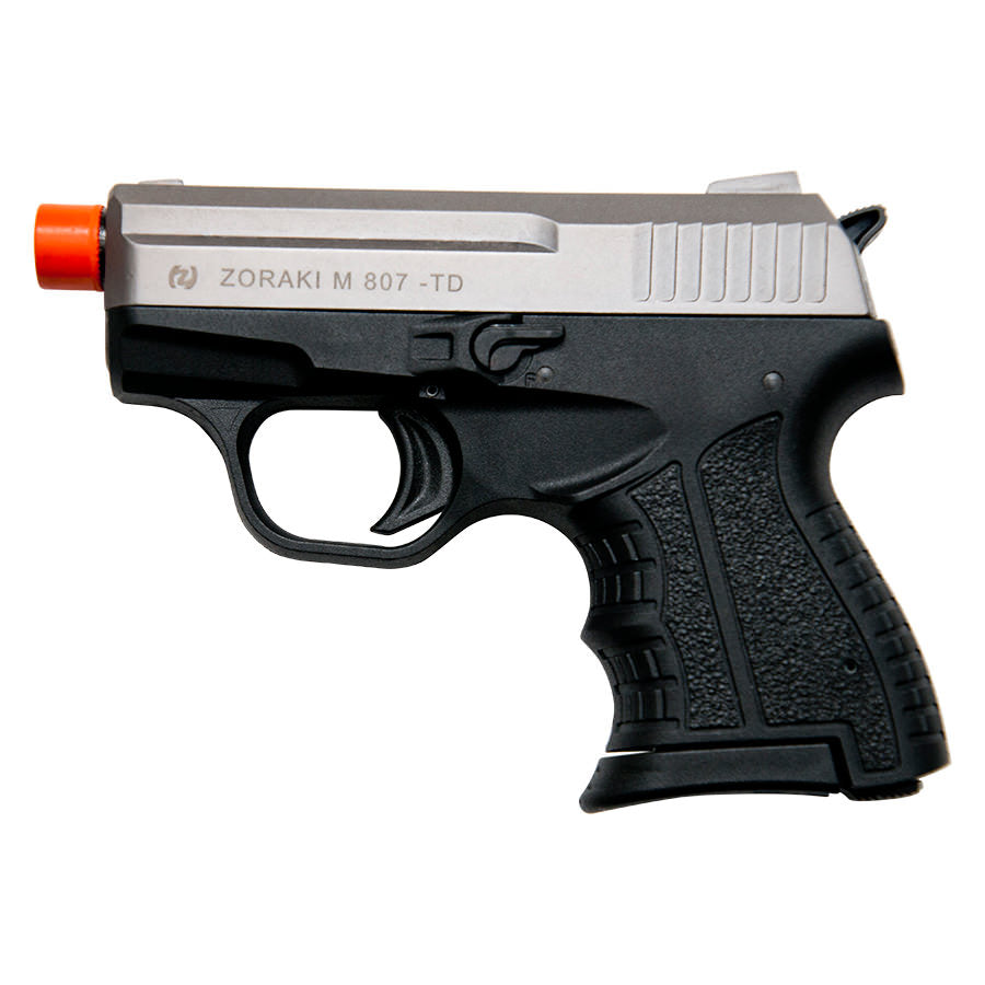 Zoraki M807 Fume Finish - 8MM Front Firing Blank Pistol Semi-Auto Gun Collectible Weapons - Tophatter Daily Deals