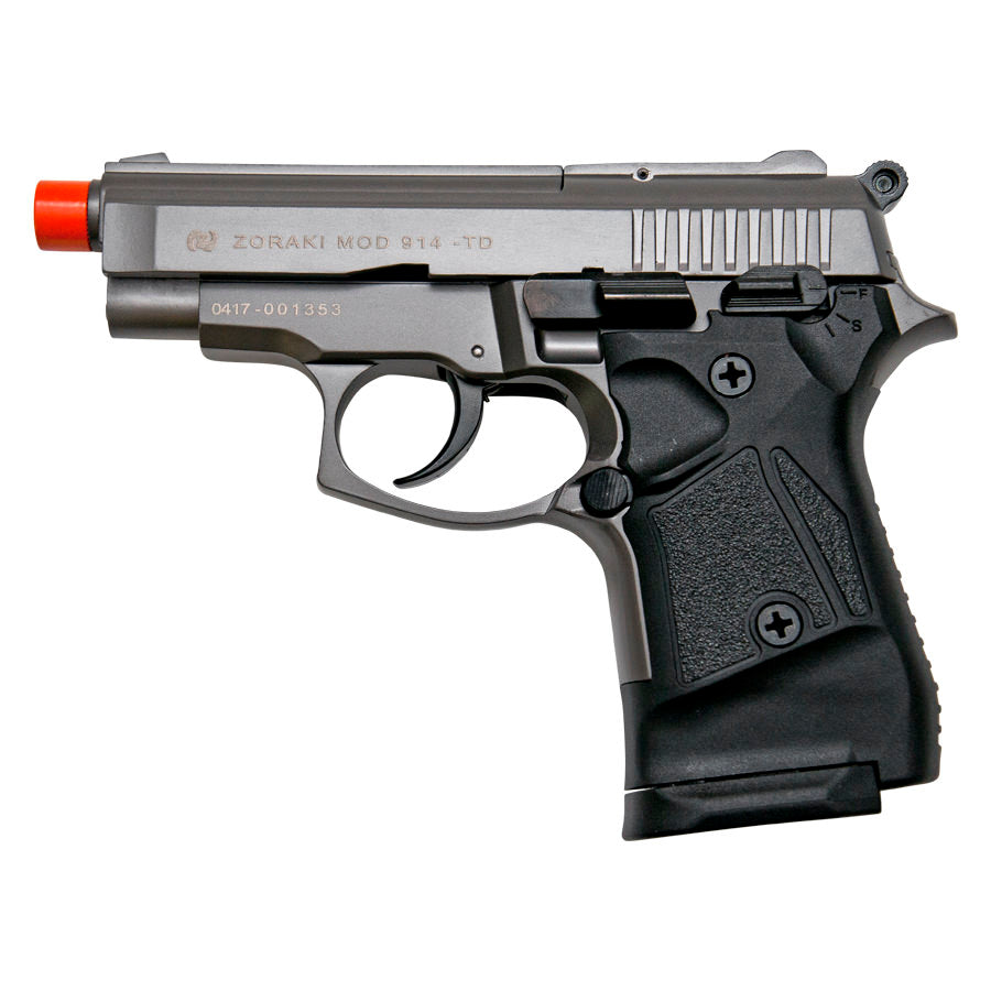 Zoraki Front Firing M914 Fume Finish 9mm Blank Gun Pistol - Tophatter's Inc. Weapons Store Online Collectible Weapons - Tophatter Daily Deals