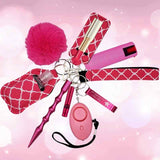 Fight Fobs® Pink Fenced Self Defense Key Chain Gift Set Self-Defense Keychains - Tophatter Daily Deals