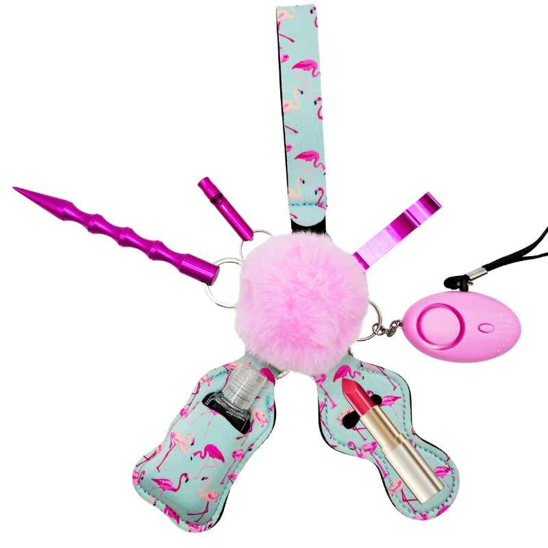Fight Fobs® Flamingo Pink Self Defense Key Chain Gift Set Self-Defense Keychains - Tophatter Daily Deals