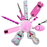 Fight Fobs® Flamingo Pink Self Defense Key Chain Gift Set Self-Defense Keychains - Tophatter Daily Deals