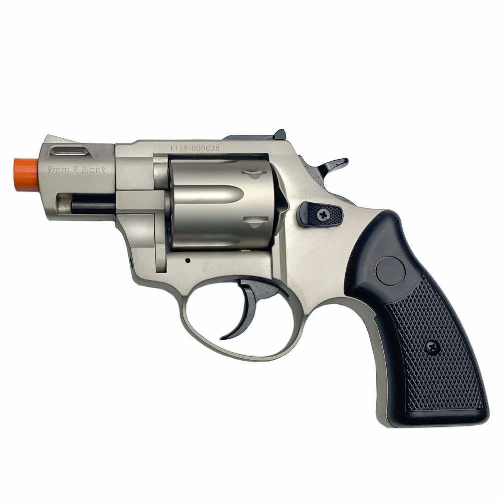 Zoraki R2 2" Barrel - Front Firing Blank Gun Revolver Satin Finish - Tophatter's Inc. Weapons Store Online Collectible Weapons - Tophatter Daily Deals
