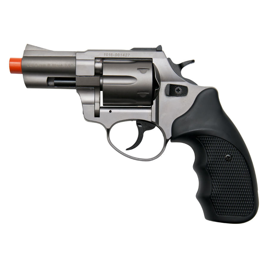 Zoraki R1 2.5" Barrel Revolver Fume Finish - 9mm Front Firing Blank Gun Collectible Weapons - Tophatter Daily Deals