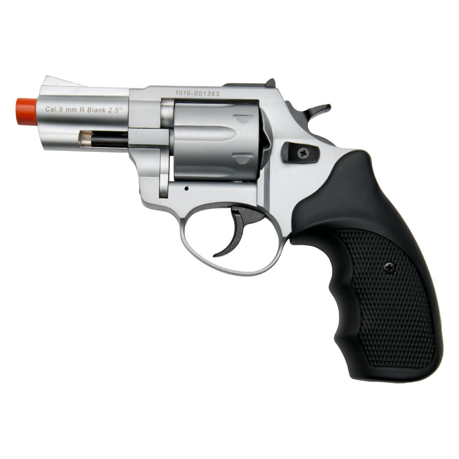 Zoraki R1 2.5" Barrel Revolver Silver Finish - 9mm Front Firing Blank Gun - Tophatter's Army Products & Self Defense Collectible Weapons - Tophatter Daily Deals