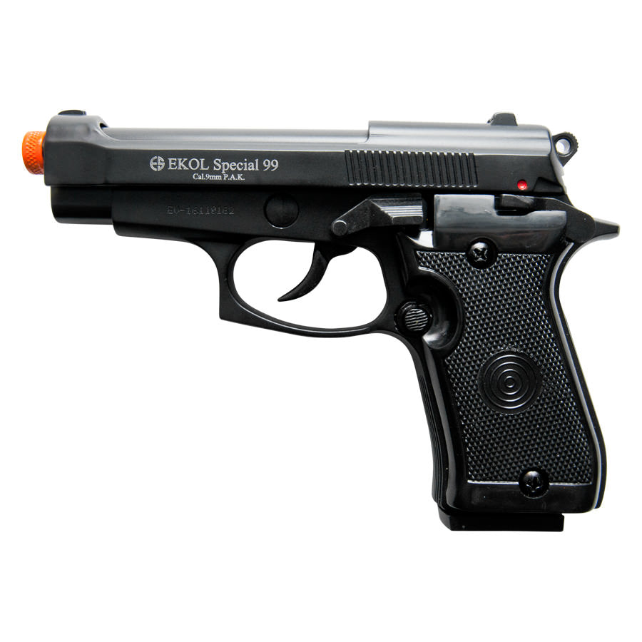 Special 99 V85 Front Firing Blank Gun Black Finish - Tophatter's Guns'N'Weapons Store Collectible Weapons - Tophatter Daily Deals