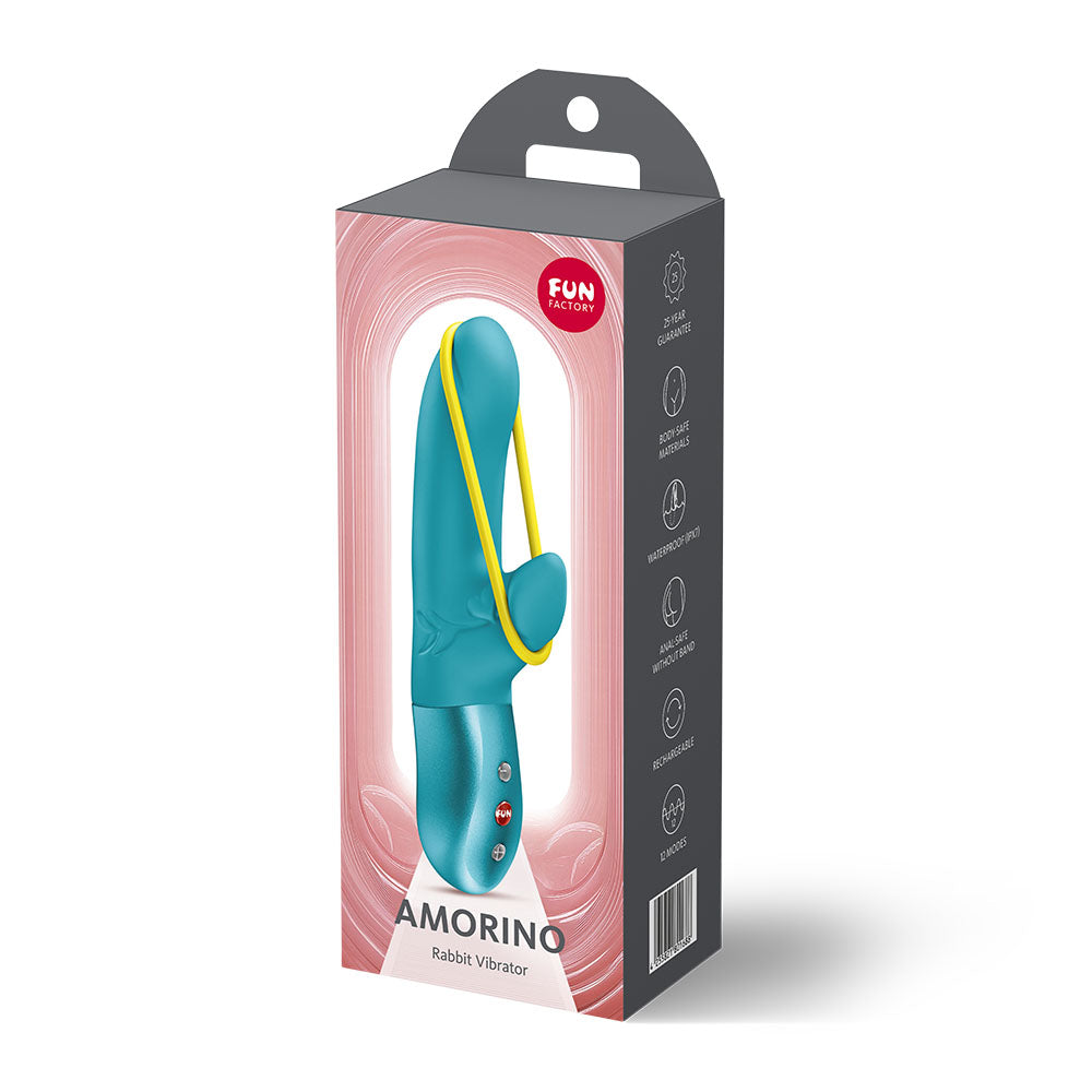 Fun Factory Amorino – USB Rechargeable Rabbit Vibrator > Vibrators > Ladies > Rabbit - Tophatter Daily Deals