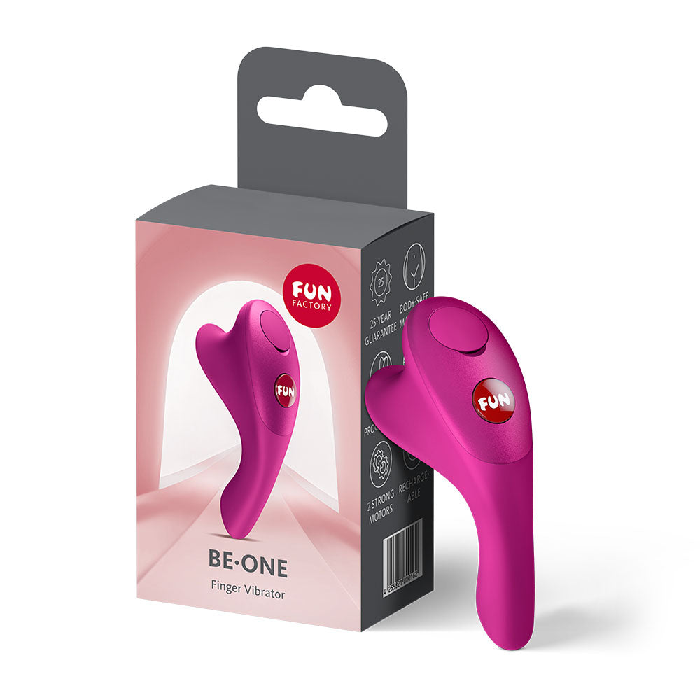 Fun Factory BE-ONE (Magenta) – USB-C Rechargeable Finger Stimulator > Vibrators > Finger Vibrators - Tophatter Daily Deals
