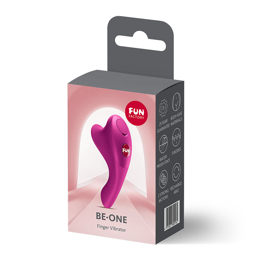 Fun Factory BE-ONE (Magenta) – USB-C Rechargeable Finger Stimulator > Vibrators > Finger Vibrators - Tophatter Daily Deals
