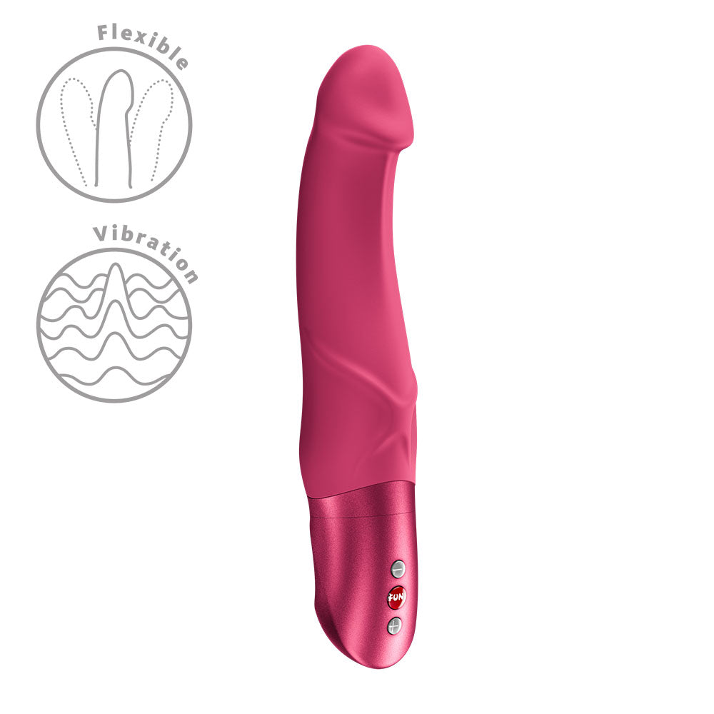 Fun Factory Mr. Boss (Raspberry) – 21 cm Curved G-Spot Vibrator > Vibrators > Standard Vibrators - Tophatter Daily Deals