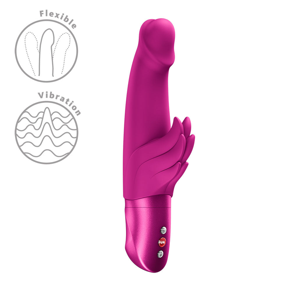 Fun Factory Wicked Angel (Magenta) – Rabbit Vibrator with Curved Shaft > Vibrators > Ladies > Rabbit - Tophatter Daily Deals