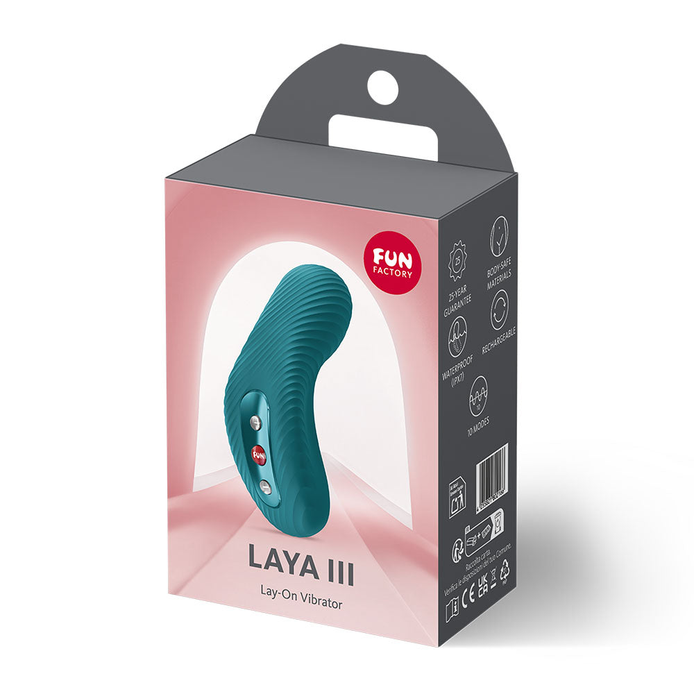 Fun Factory LAYA III – USB-C Rechargeable Clitoral Stimulator > Sex Toys For Ladies > Clitoral Vibrators and Stimulators - Tophatter Daily Deals
