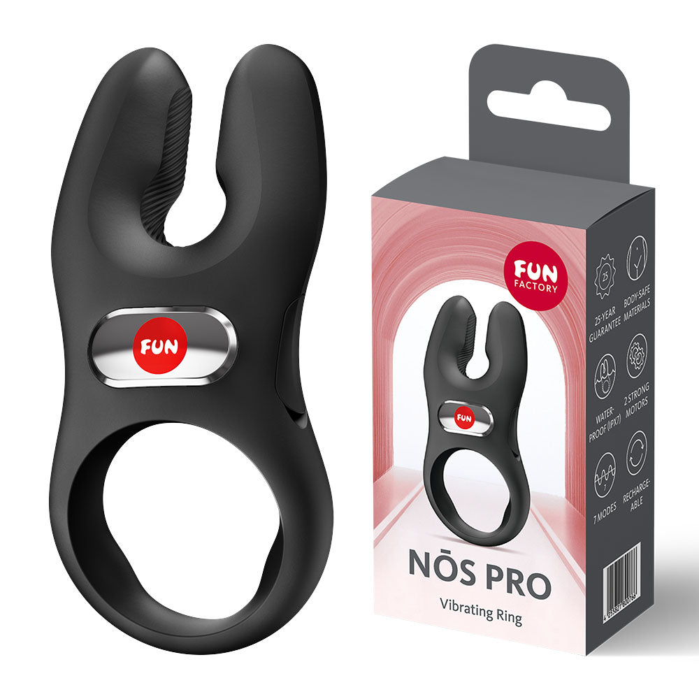 Fun Factory NOS Pro – USB-C Rechargeable Vibrating Cock Ring > Cock Ring > Vibrating - Tophatter Daily Deals
