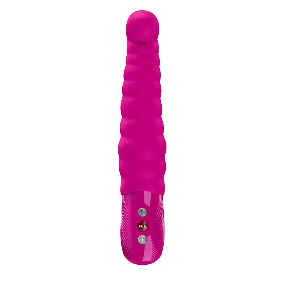 Fun Factory Patchy Paul (Magenta) – USB-C Rechargeable 23 cm Vibrator > Vibrators > G-Spot - Tophatter Daily Deals