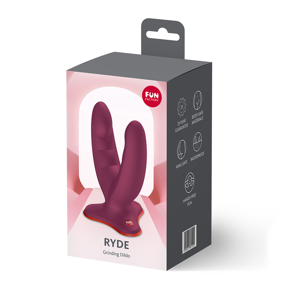 Fun Factory Ryde (Wine) – Grinding Dildo > Dildos > Double Dildos - Tophatter Daily Deals