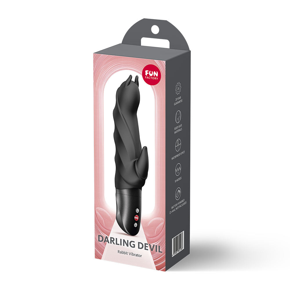 Fun Factory Darling Devil – 20 cm Rabbit Vibrator > Vibrators > Ladies > Rabbit - Tophatter Daily Deals