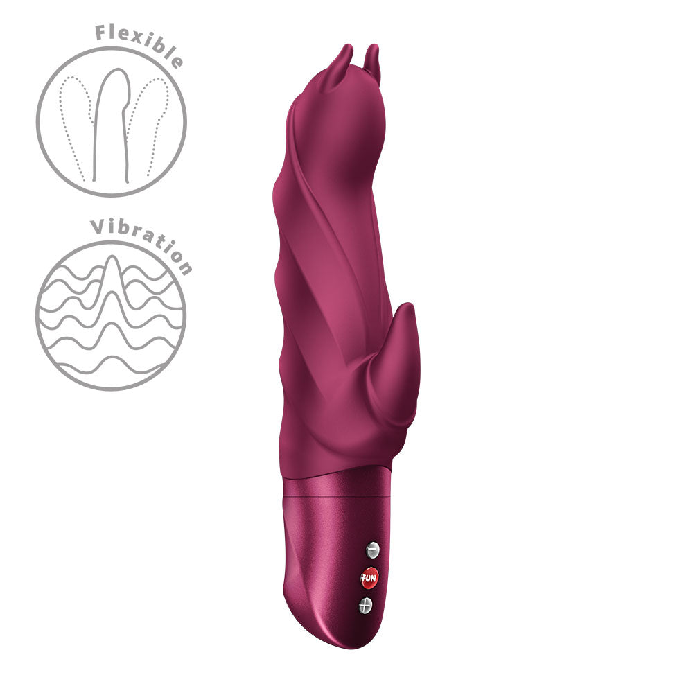 Fun Factory Darling Devil (Wine) – 20 cm Rabbit Vibrator > Vibrators > Ladies > Rabbit - Tophatter Daily Deals