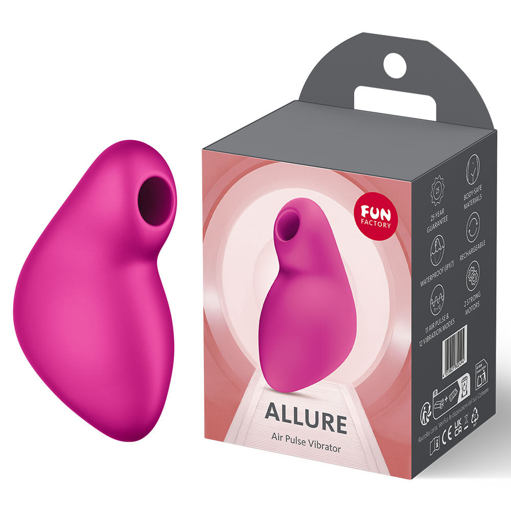 Fun Factory Allure – USB Rechargeable Air Pulse Clitoral Stimulator > Sex Toys For Ladies > Air Pulsation - Tophatter Daily Deals