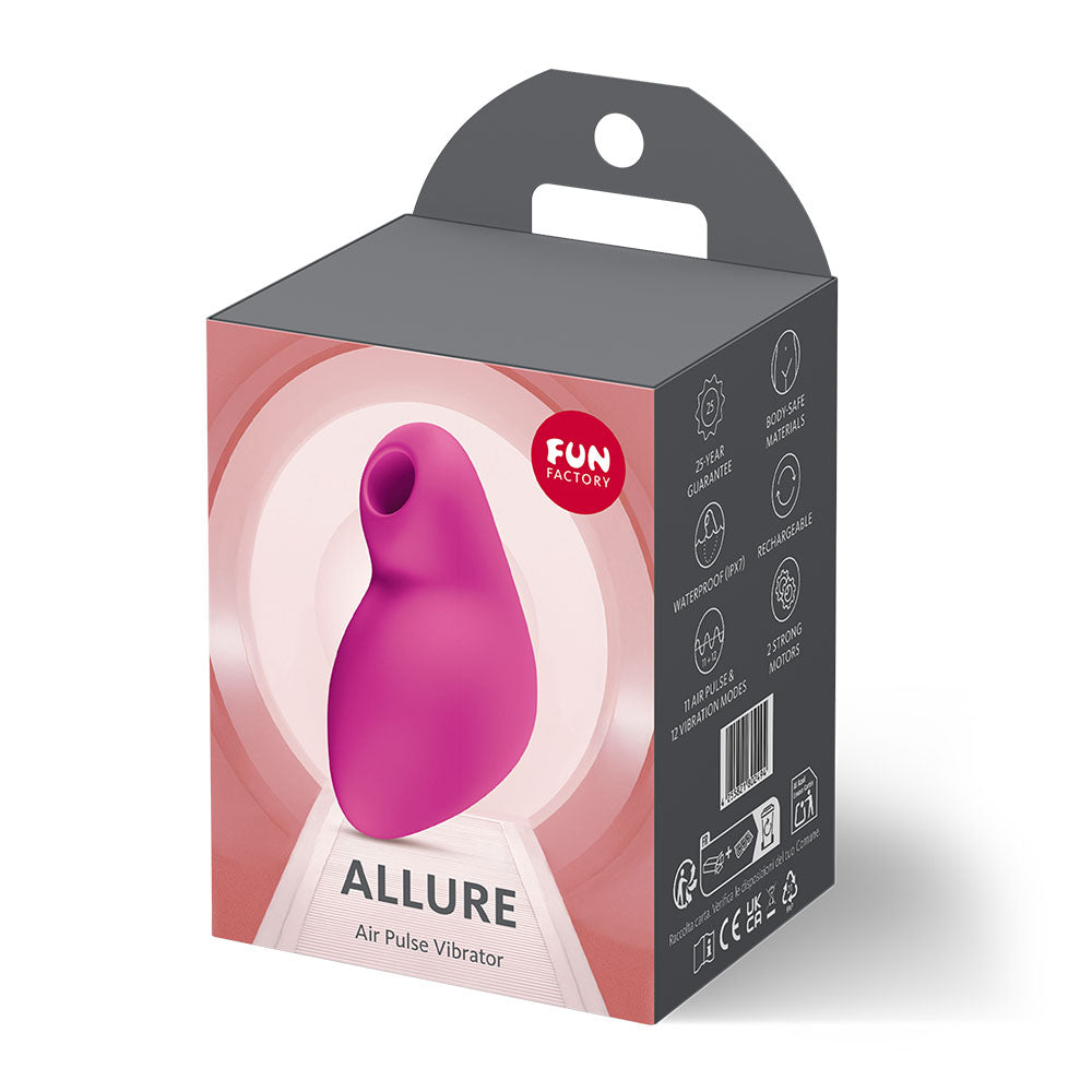 Fun Factory Allure – USB Rechargeable Air Pulse Clitoral Stimulator > Sex Toys For Ladies > Air Pulsation - Tophatter Daily Deals