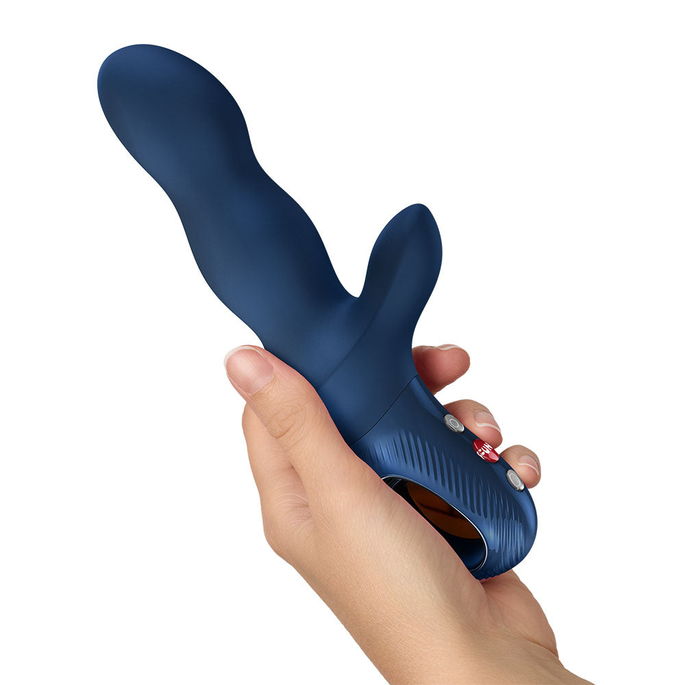 Fun Factory Bi Stronic Crave (Nightblue) – USB-C Rechargeable 21cm Thrusting Vibrator > Vibrators > Ladies > Rabbit - Tophatter Daily Deals
