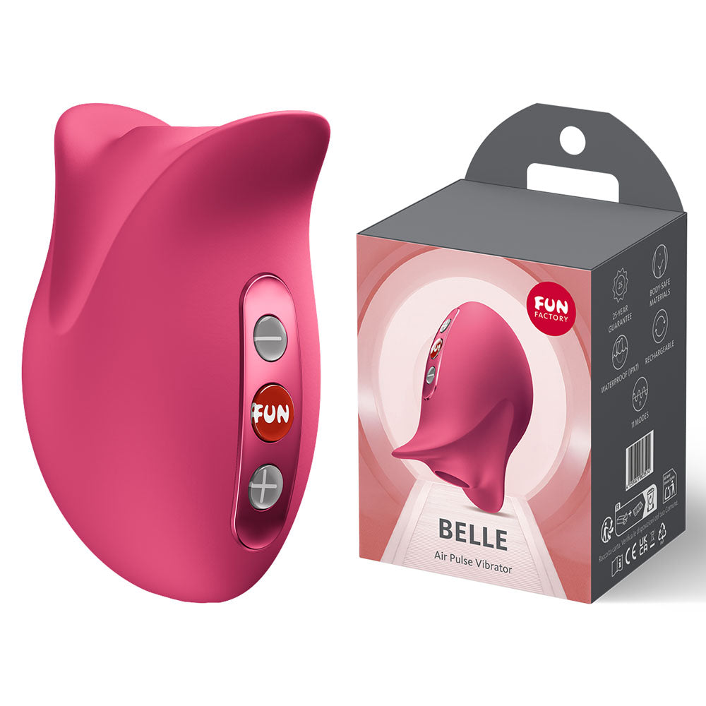 Fun Factory Belle – USB Rechargeable Air Pulse Stimulator > Sex Toys For Ladies > Rose Stimulators - Tophatter Daily Deals
