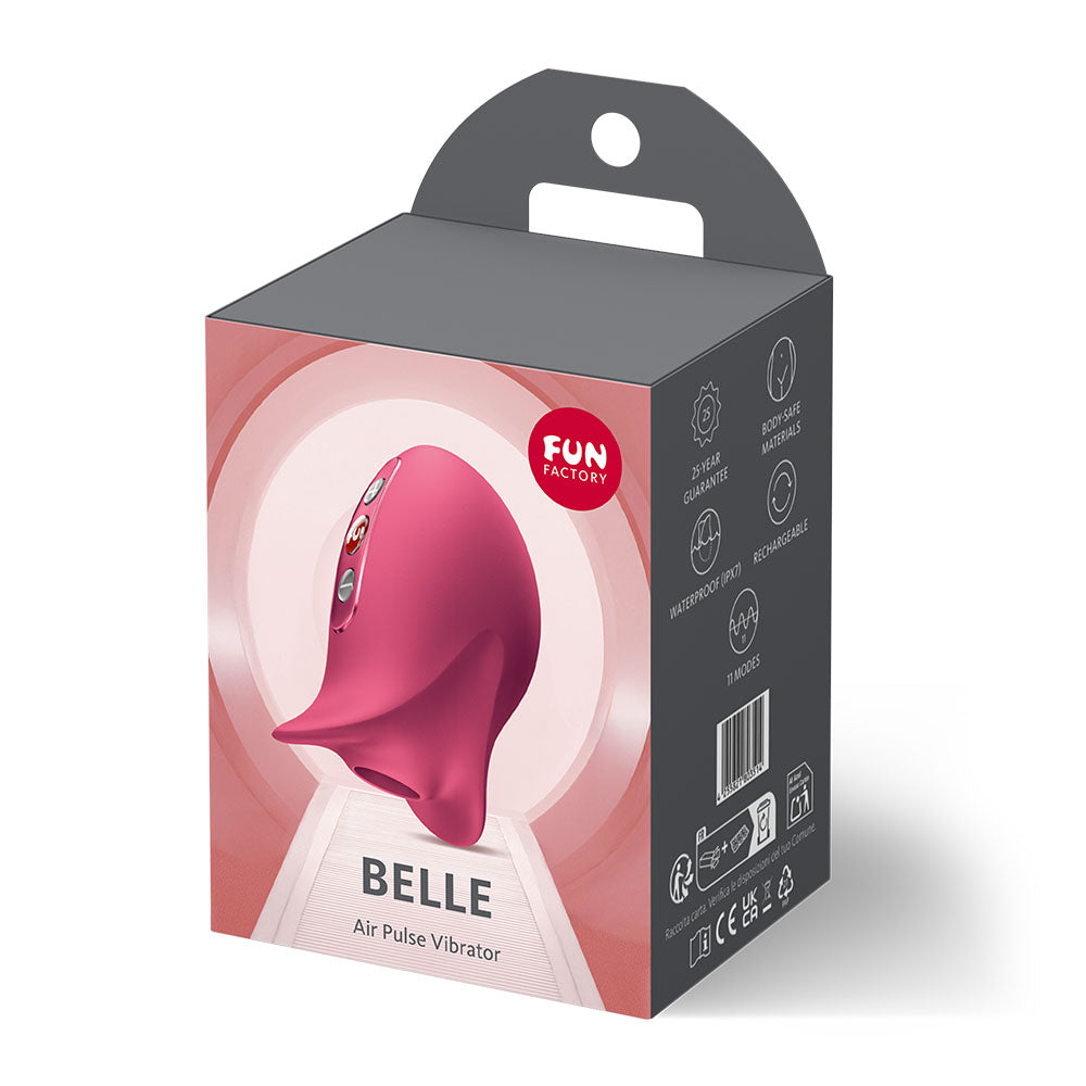Fun Factory Belle – USB Rechargeable Air Pulse Stimulator > Sex Toys For Ladies > Rose Stimulators - Tophatter Daily Deals