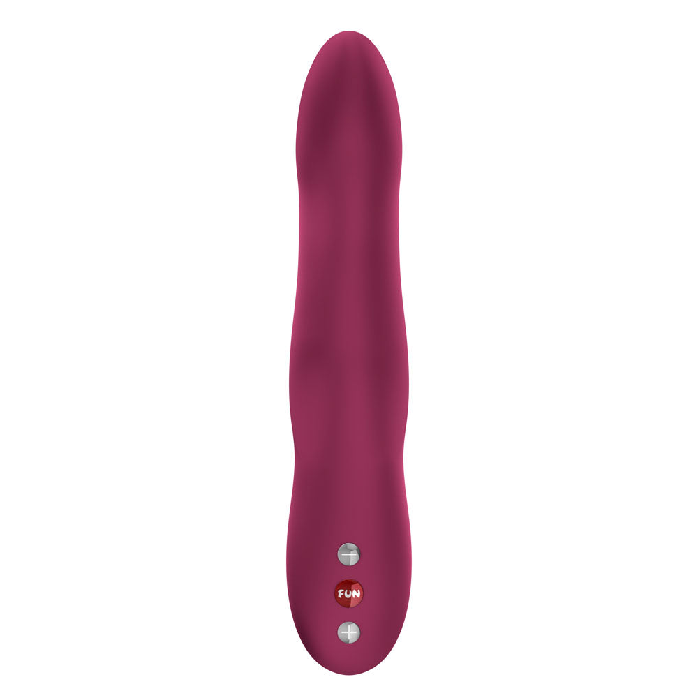 Fun Factory Stronic Wave (Wine) – USB-C Rechargeable Thrusting Vibrator > Vibrators > Standard Vibrators - Tophatter Daily Deals
