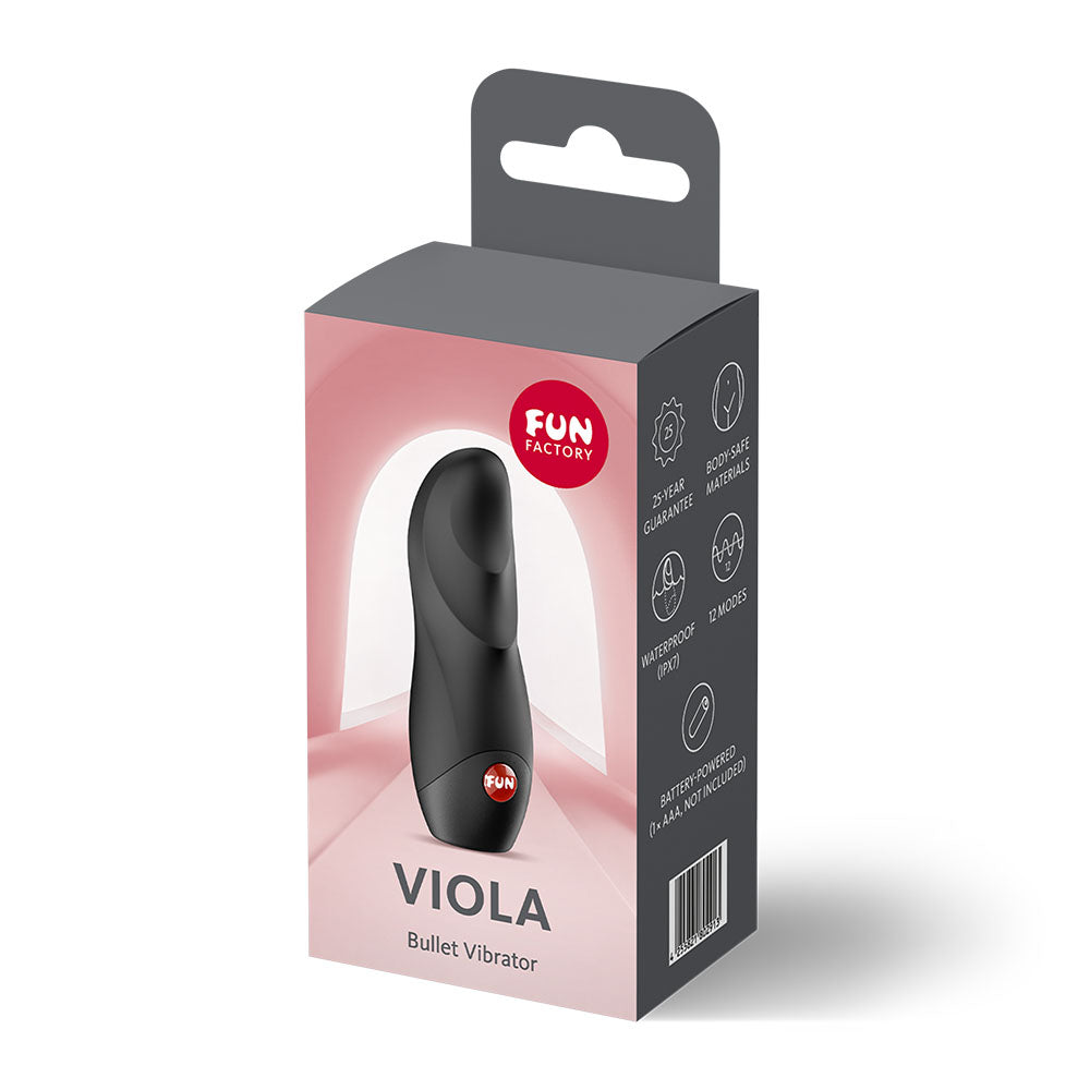 Fun Factory Viola – Compact Travel-Friendly Vibrating Bullet Vibrator > Vibrators > Mini Vibrators - Tophatter Daily Deals