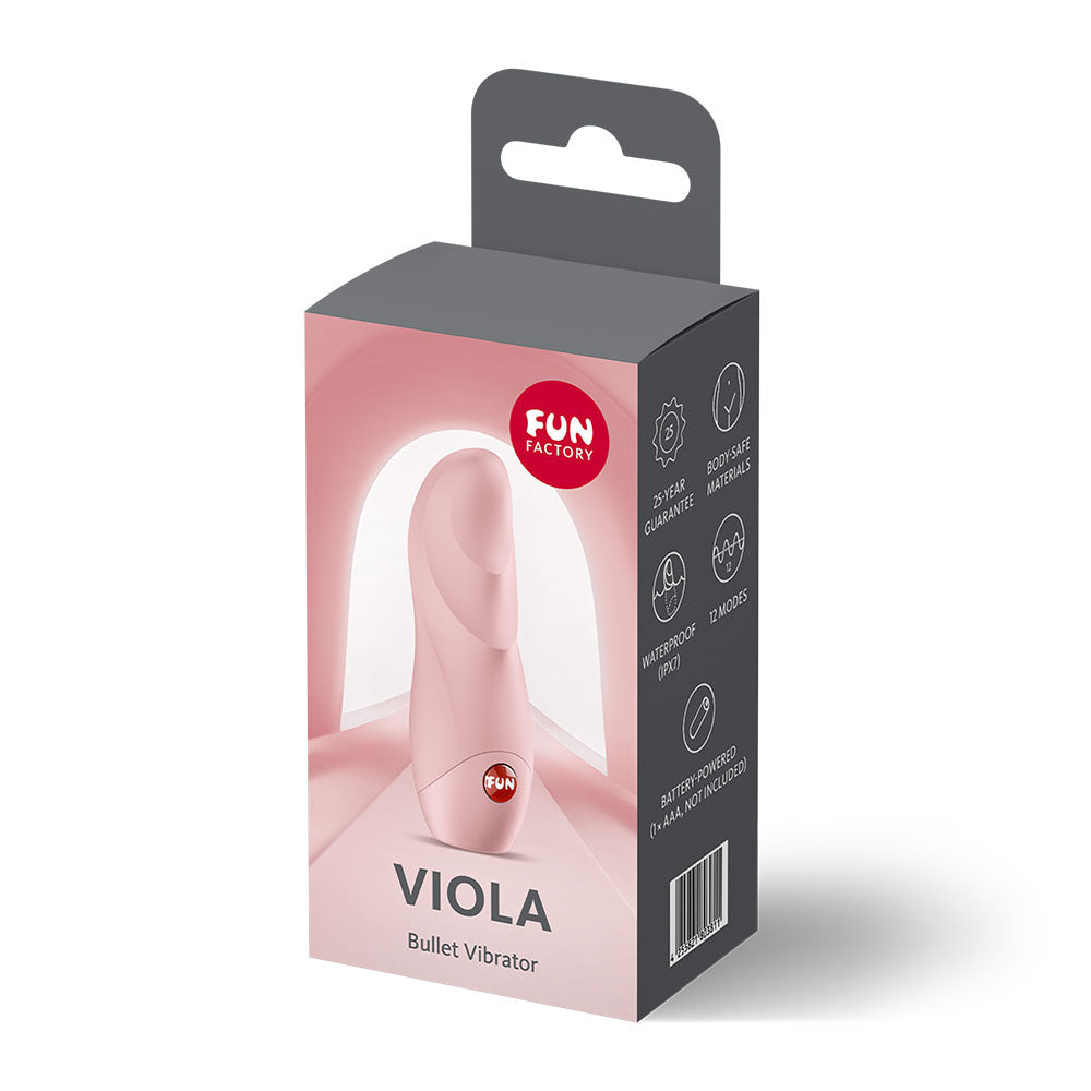 Fun Factory Viola Soft – Compact Soft Vibrating Bullet Vibrator > Vibrators > Mini Vibrators - Tophatter Daily Deals