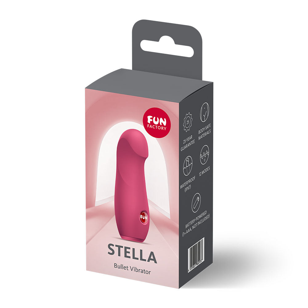 Fun Factory Stella (Raspberry) – Vibrating Bullet > Vibrators > Mini Vibrators - Tophatter Daily Deals