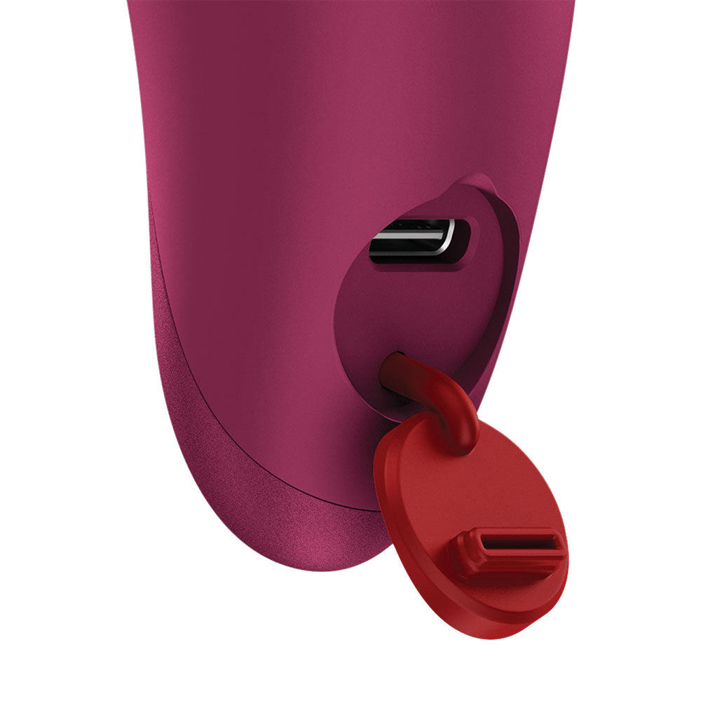 Fun Factory Charme (Wine) – USB-C Rechargeable Silicone Clitoral Stimulator > Sex Toys For Ladies > Clitoral Vibrators and Stimulators - Tophatter Daily Deals