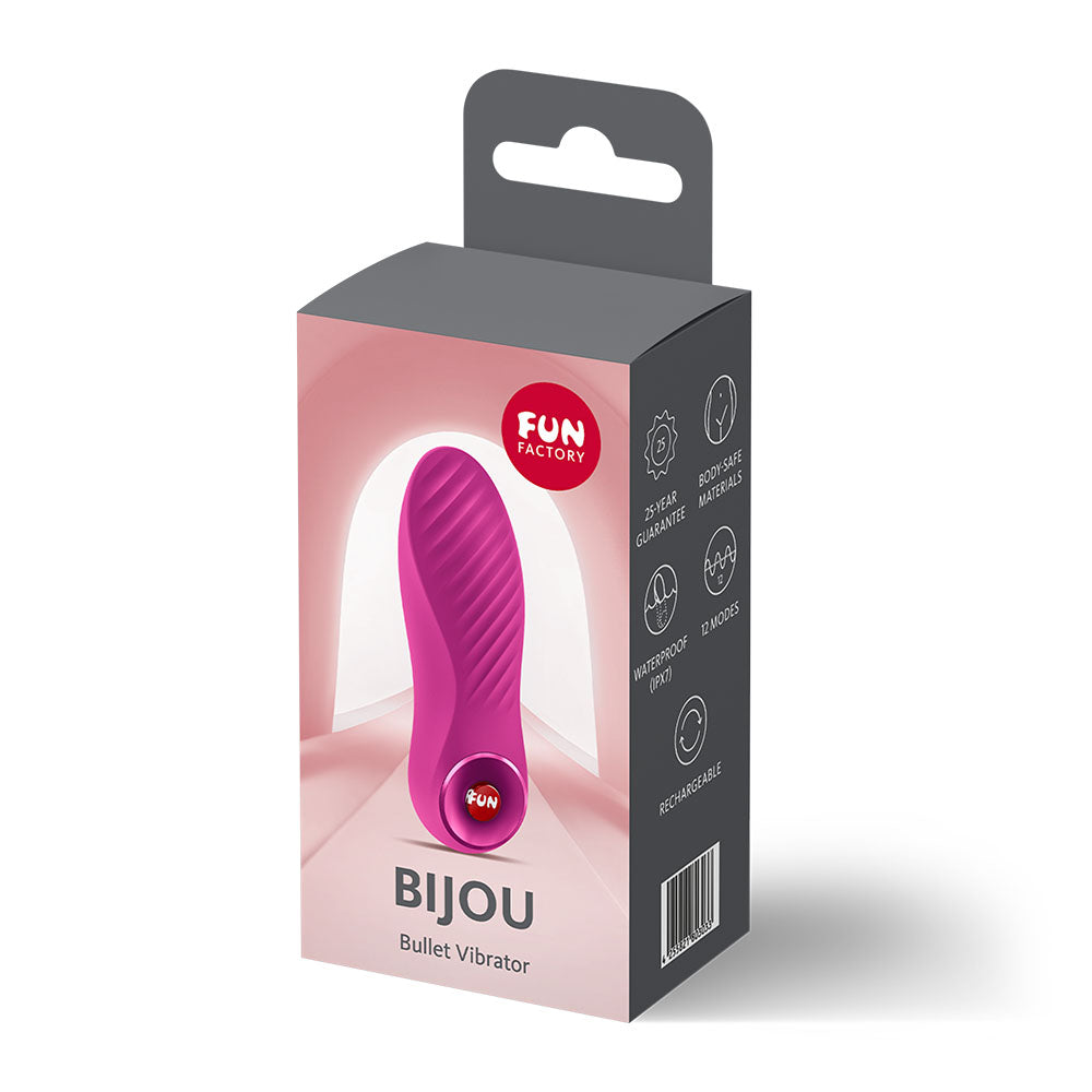 Fun Factory Bijou (Magenta) – USB-C Rechargeable Compact Bullet Vibrator > Vibrators > Mini Vibrators - Tophatter Daily Deals