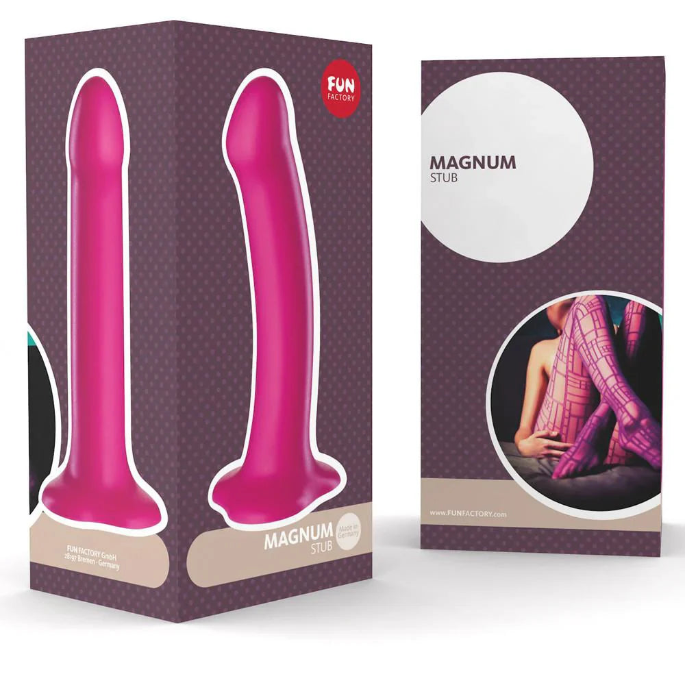 Fun Factory Magnum (Blackberry) – 18.3 cm Flexible Silicone Dildo > Dildos > Realistic Dildos - Tophatter Daily Deals
