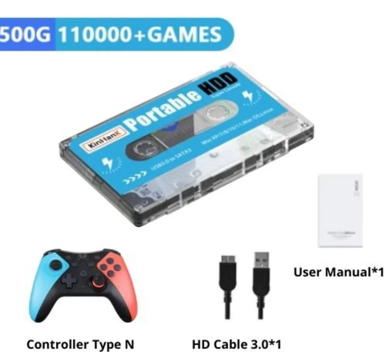 Retro Cassatte Retro Cassatte + 1 controller type N - Tophatter Daily Deals